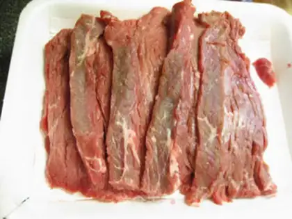 Make Sand and beef step 0