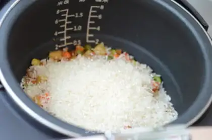 Make Curry chicken rice step 7