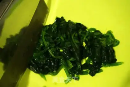 Make Spinach pudding step 2