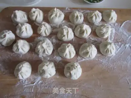 Make Three raw buns step 8