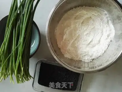 Make Onion sesame pancakes step 0