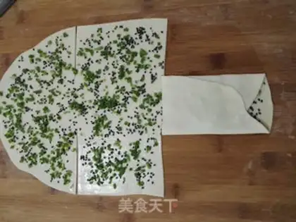 Make Onion sesame pancakes step 10
