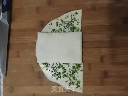 Make Onion sesame pancakes step 14