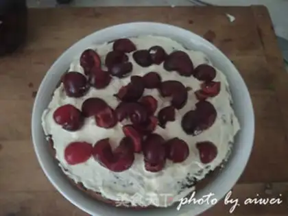 Make Black forest cake step 28