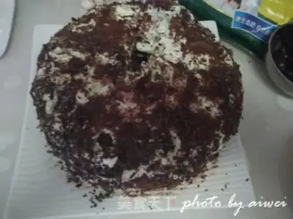 Make Black forest cake step 30