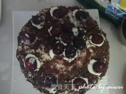 Make Black forest cake step 31