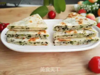 Make Onion sesame pancakes step 19