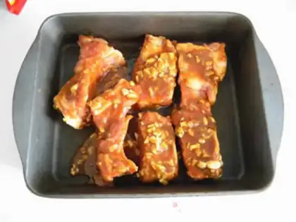 Make Garlic roasted ribs step 4
