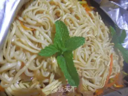Make Three-coloured noodles step 7