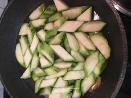 Make A silk melon step 4
