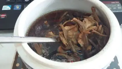 Make Tea and mushroom chops step 8