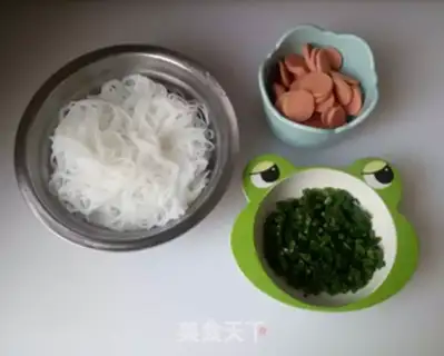 Make Ham intestinal rice powder step 0