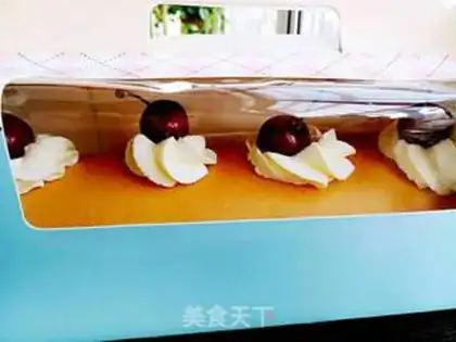 Make Original cream cake roll step 16