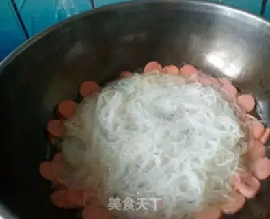 Make Ham intestinal rice powder step 3