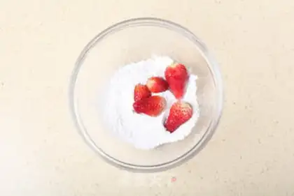 Make Strawberry potatoes step 1