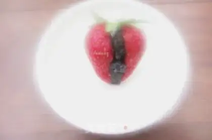 Make Strawberry plum step 4