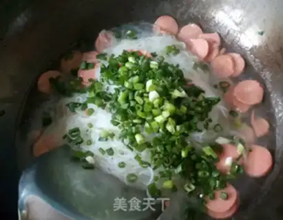 Make Ham intestinal rice powder step 5