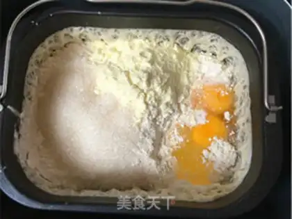 Make The old-fashioned bread of a swirl lace step 1