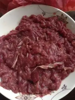 Make Scrambled beef step 0