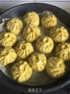 Make Pumpkin radish and shrimp buns step 10