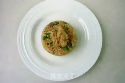 Make Sausage fried rice step 6