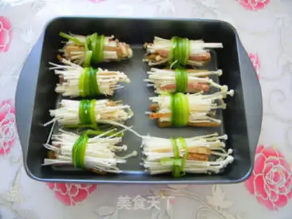 Make Soy-dry ginsomoni rolls step 4