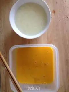 Make Pineapple milk and eggs step 2