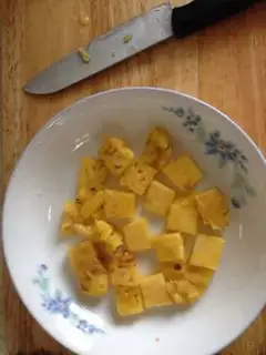 Make Pineapple milk and eggs step 4