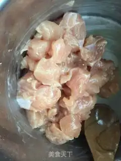 Make Chicken chest fried tofu step 2