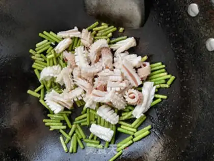 Make Garlic fire step 6
