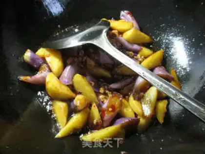 Make Potato with meat and eggplant step 10