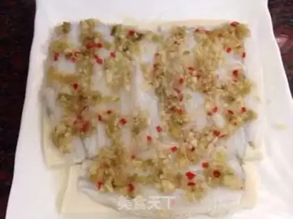 Make Tofu fish steam tofu step 8