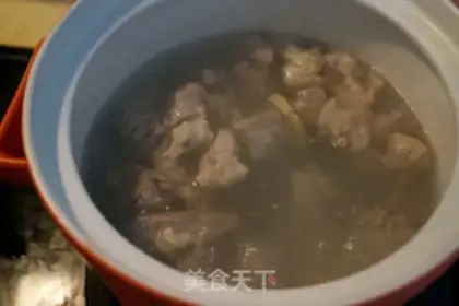 Make The radish lamb soup step 4