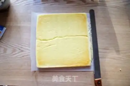 Make Banana cake roll step 25
