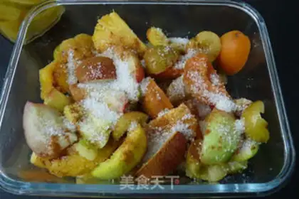Make Roasted fruit with ice cream step 2