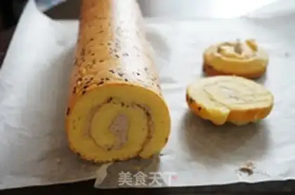 Make Banana cake roll step 27