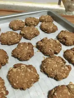 Make Red sugar oatmeal cookies step 6