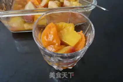 Make Roasted fruit with ice cream step 7