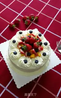 Make Fruit and cream cake step 13