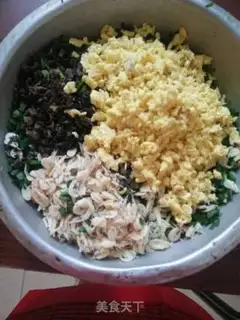 Make Egg dumplings step 1