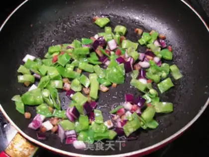 Make Onion corn step 3