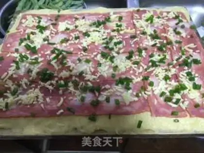 Make Bacon cheese bread step 1