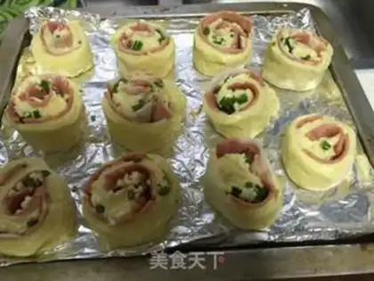 Make Bacon cheese bread step 3