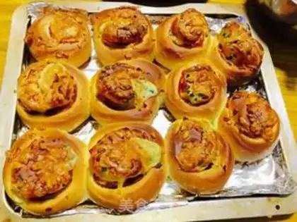 Make Bacon cheese bread step 5