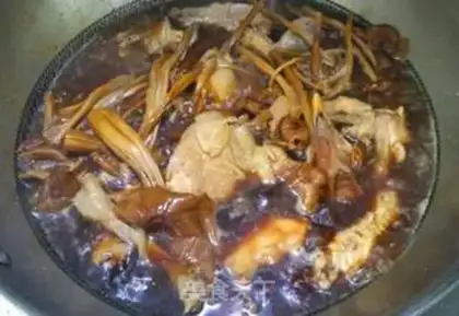 Make Chicken stew mushrooms step 10