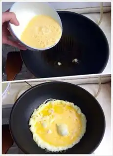 Make Tomato fried eggs step 9