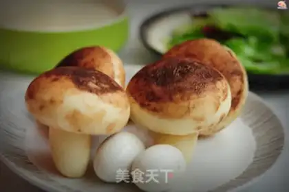 Make Mushroom bean bag step 8
