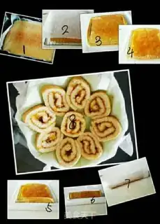 Make Jell-O, pecan roll step 3