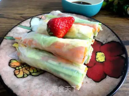 Make Easy Vietnam Spring Roll step 7