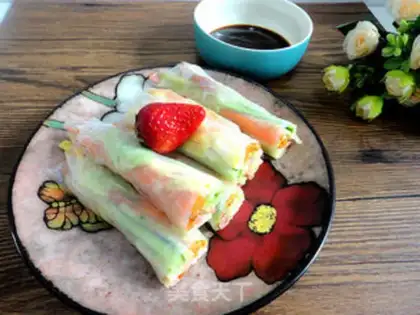 Make Easy Vietnam Spring Roll step 9